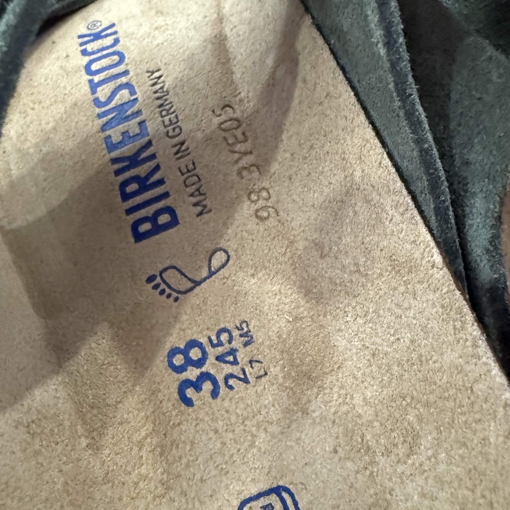 Birkenstock Arizona Army Green Suede Women’s Size 39, 38 Available - Picture 9 of 11